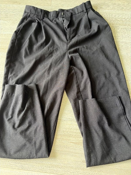 Svartar buxur Lindex