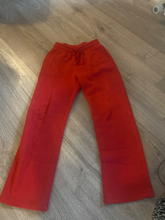 Rauðar gina tricot buxur