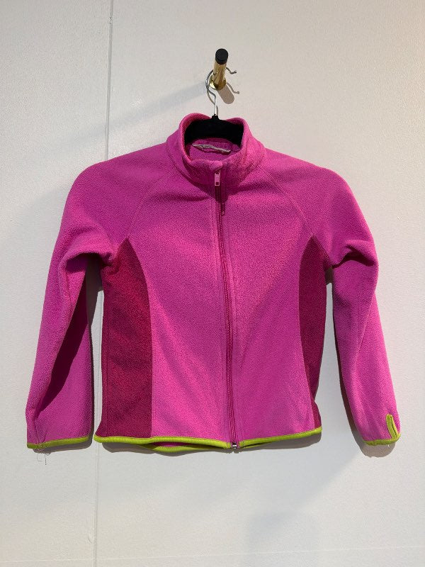 H&M barna flíspeysa bleik