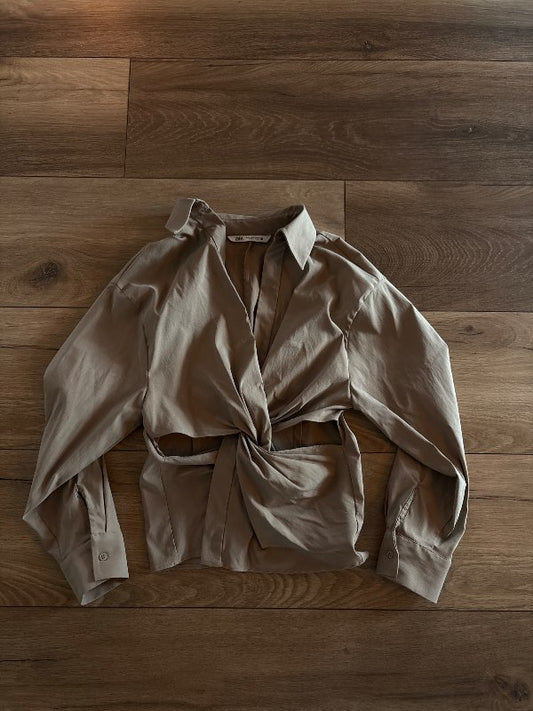 Zara skyrta beige