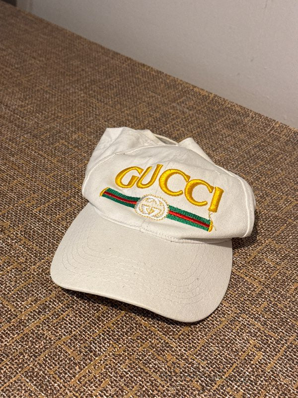 Fake Gucci derhúfa hvít