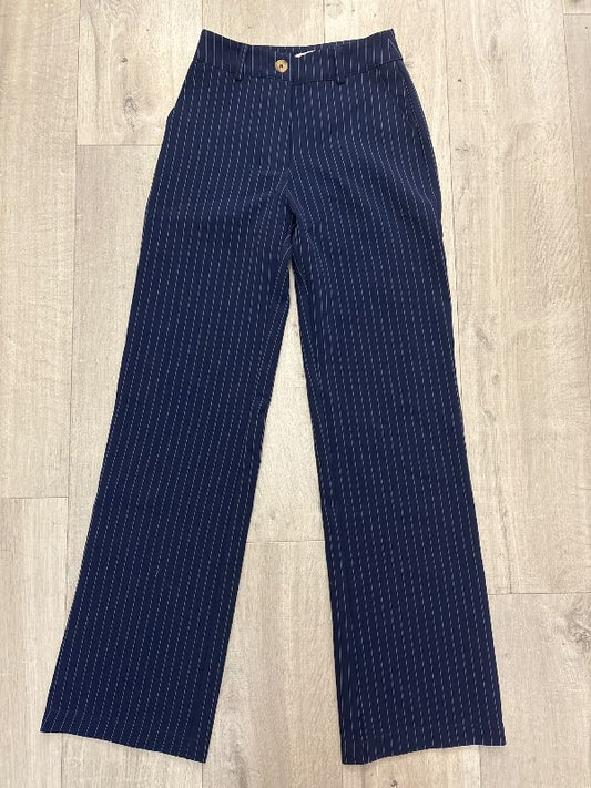 Dökkbláar venderbys buxur