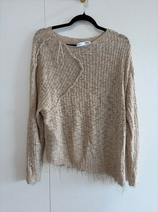 zara peysa prjónuð asymmetrical