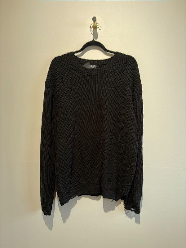 distressed svört peysa CROPP