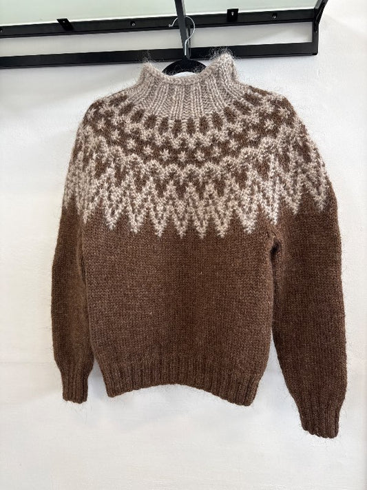 New Lopapeysa brún
