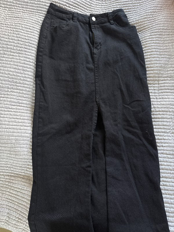 Long jeans skirt