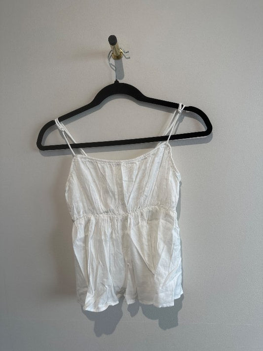 H&M toppur hvitur