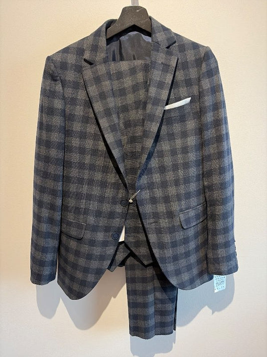 Checked suit