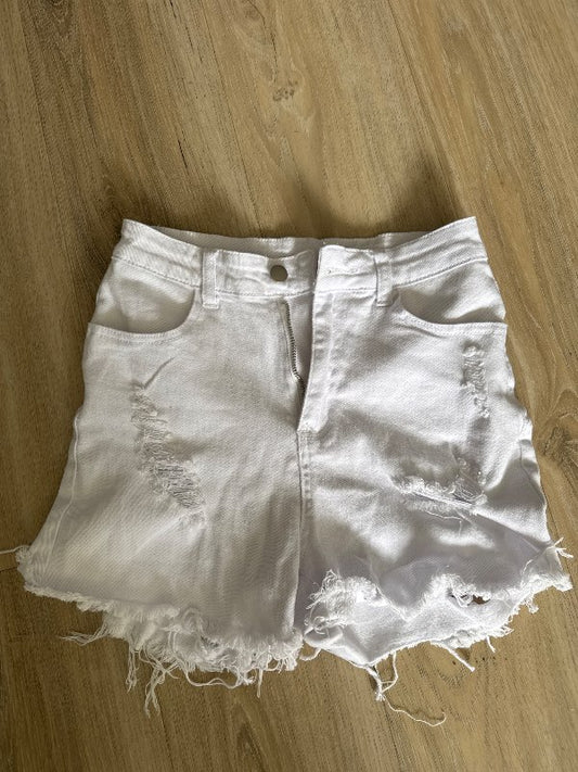 White Shorts