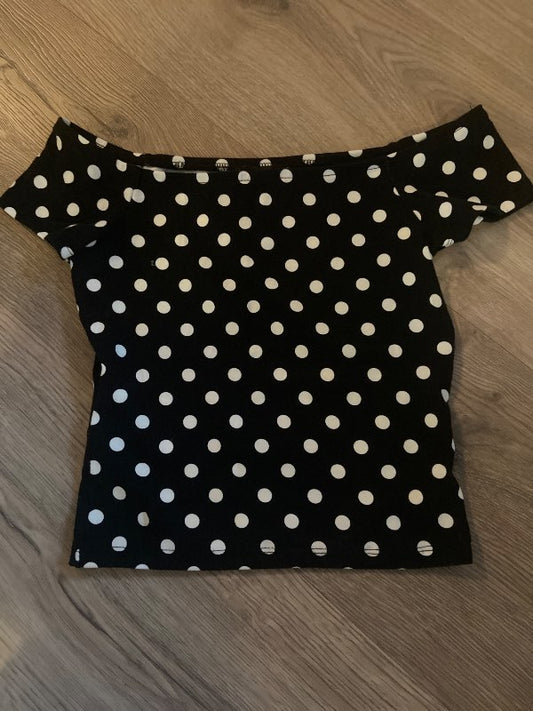 Doppóttur off shoulder bolur