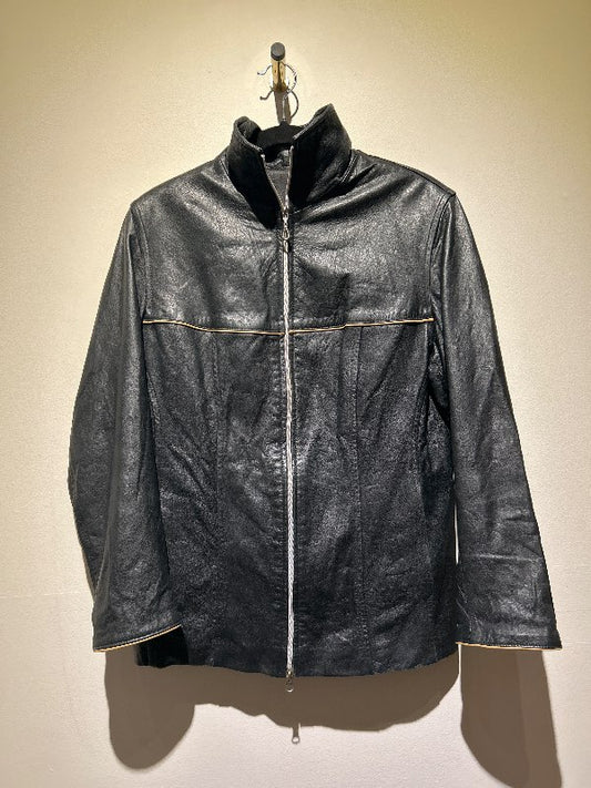 vintage leður jakki