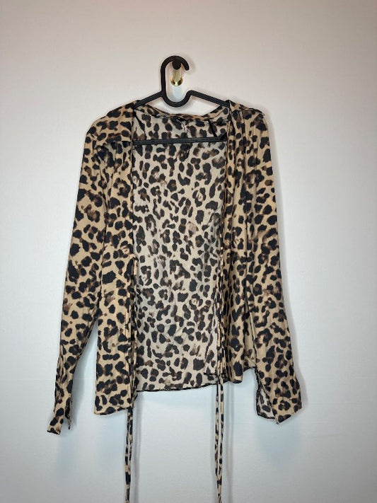 Zara leopard toppur