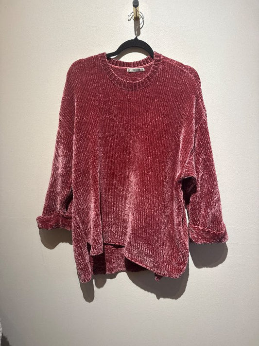 Bleik pull&bear peysa