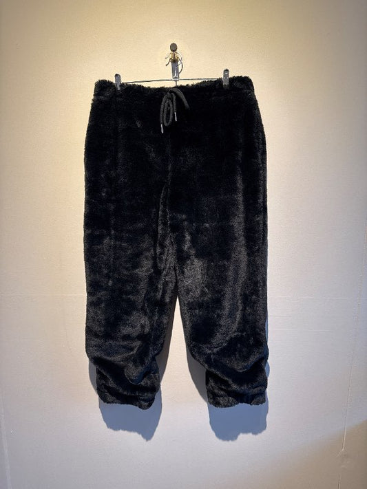 Fur jogging pants
