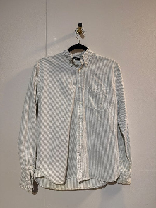Brandy Melville græn og hvít skyrta