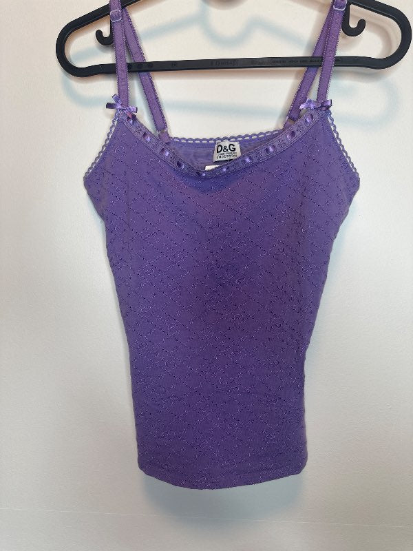 Fortó Vintage- D&G purple tank