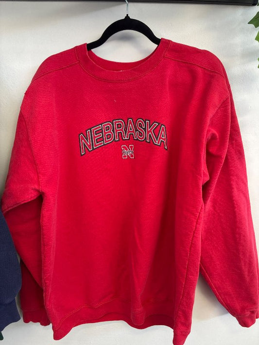 Nebraska rauð peysa