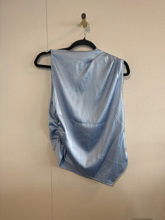 Blár satin bolur