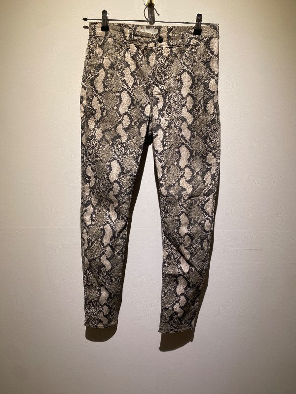 Snake Denim Pants
