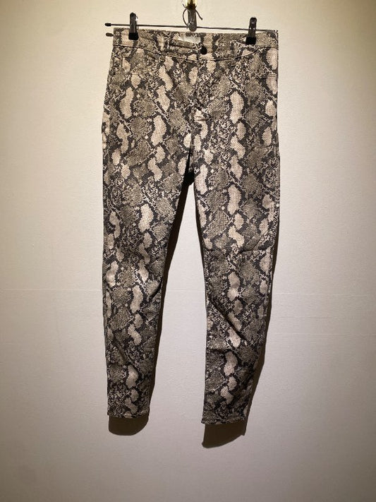 Snake Denim Pants