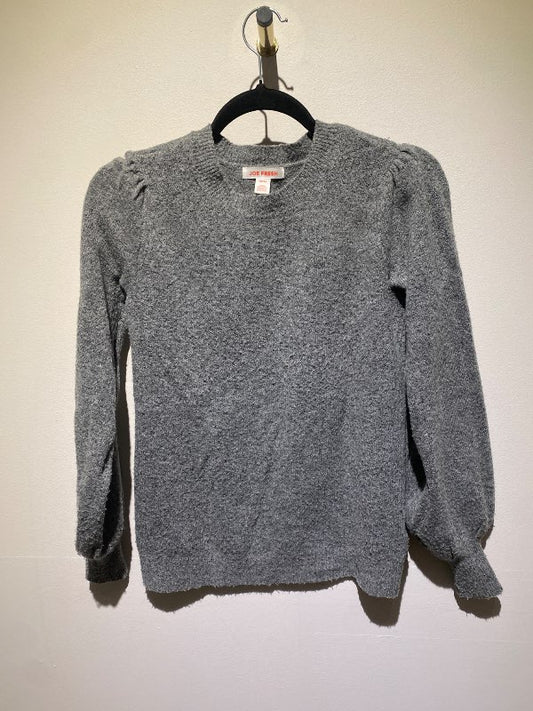 Grey Puff Sleeve Sweater