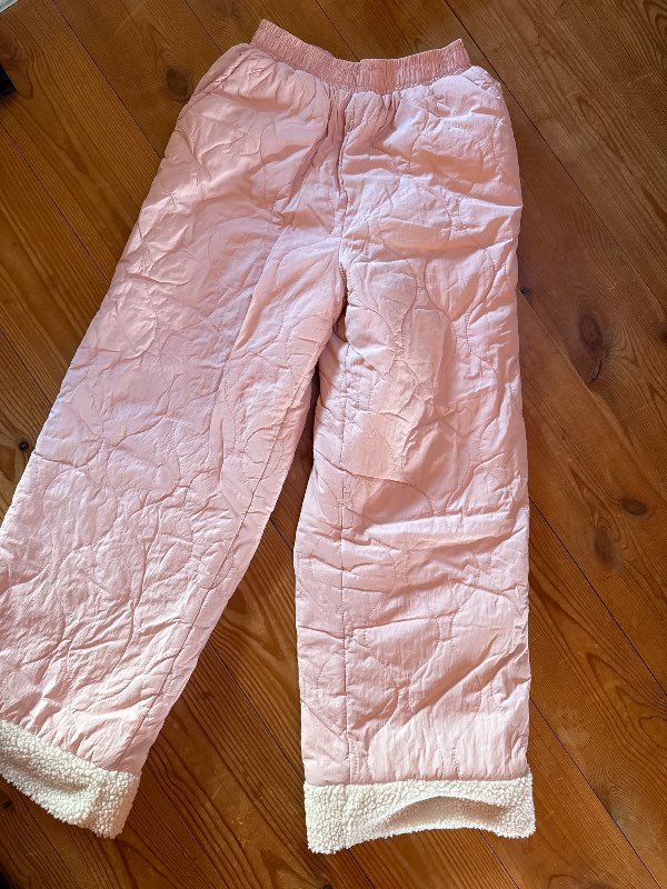 Pink warm pants